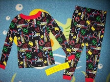 Justice League Pajamas Sleepwear 2pc Set Boys 2T 3Toddler Super Heroes New