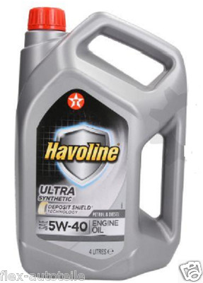 Havoline SAE 5W40 4L Synthetic Hochleistungs-Motoröl for BMW VW Renault Opel