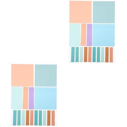 Set of 2 Transparent Expo Markers Dry Erase Reading Book Index - Picture 8 of 12