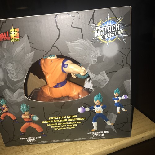 Dragon Ball Super Attack Collection Super Saiyan Blue Goku Figure Blast NEW - Picture 9 of 11