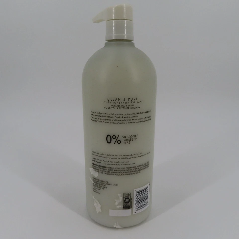 Nexxus Clean Pure Nourishing Detox Conditioner 33.8 fl oz Pump Bottle Hair NEW - Image 3 of 4