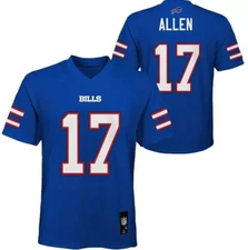 Youth Buffalo Bills Josh Allen Outerstuff Royal Blue Authentic Mid-Tier Jersey
