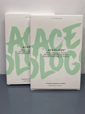 Aceology Hyaluronic Acid Intensive Repairing Biodegradable Mask 0.88 Oz 8 total