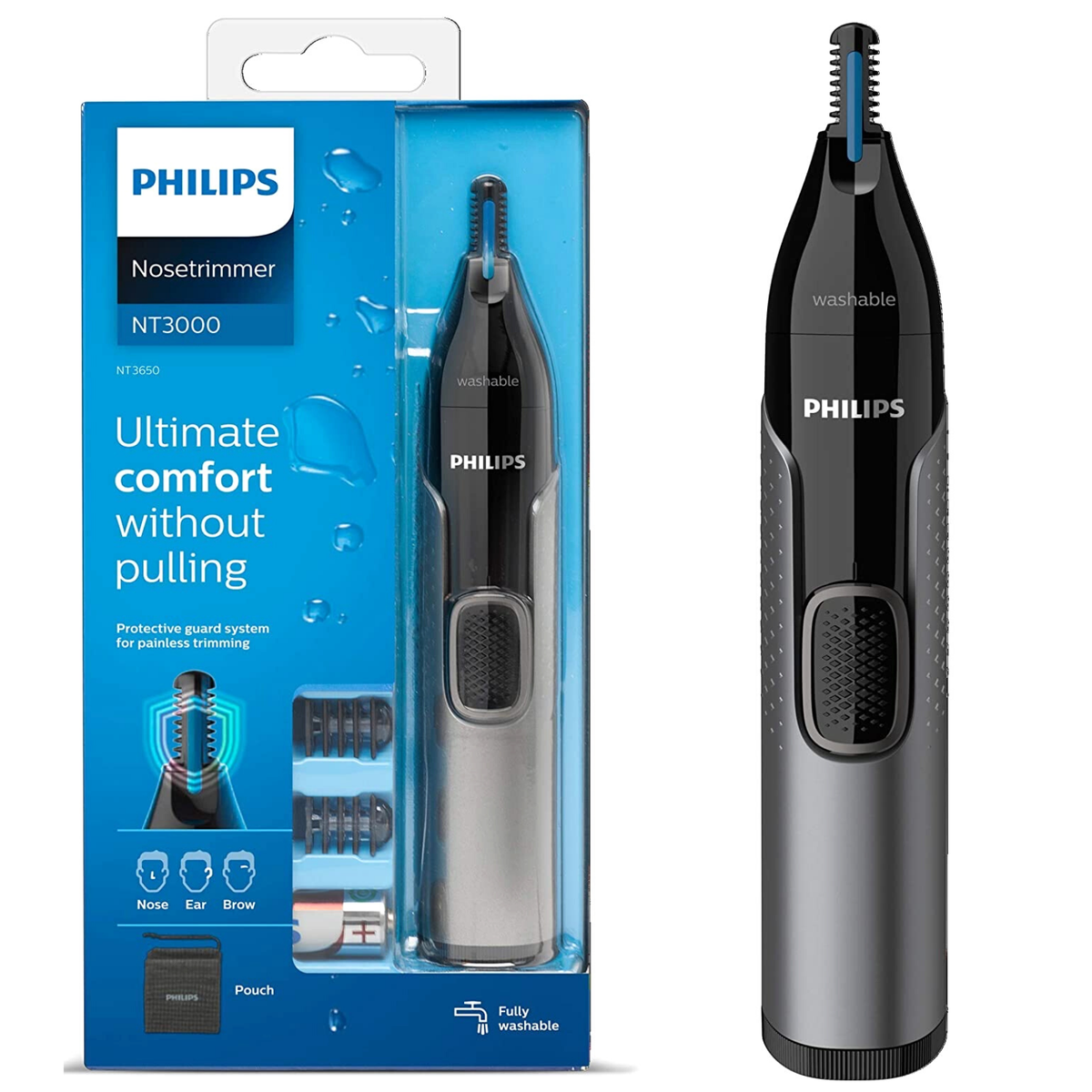 Philips Series 3000 Nose Ear Eyebrow Hair Trimmer Shaver/Comb