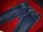 Rock Revival Jeans Slim Boot Rhinestone Bling Flap Pockets Ava Womens  29 — photo 4