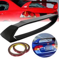 For 06-11 Honda Civic 4DR Sedan Unpainted Mugen Style RR 4Pic Trunk Wing Spoiler