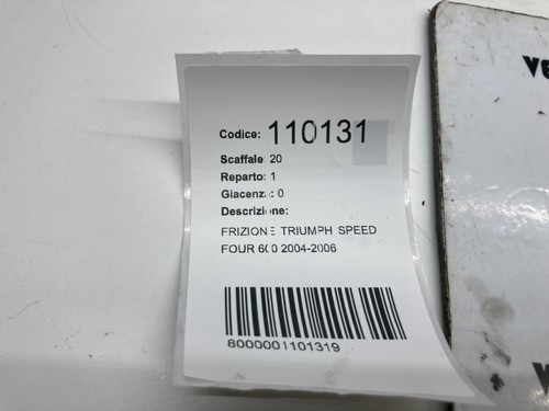 FRIZIONE CAMPANA DISCHI COMPLETA CESTELLO PIATT TRIUMPH SPEED FOUR 600 2004-2006 - Imagen 6 de 6