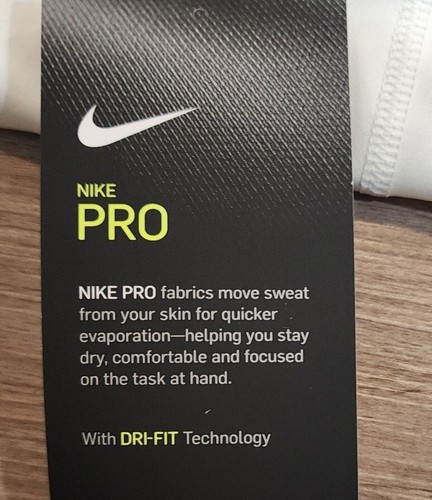 New Nike Boys Pro Dri-Fit Training Tights BV3516-100 WHITE XL. MSRP 30.00 - Picture 5 of 7
