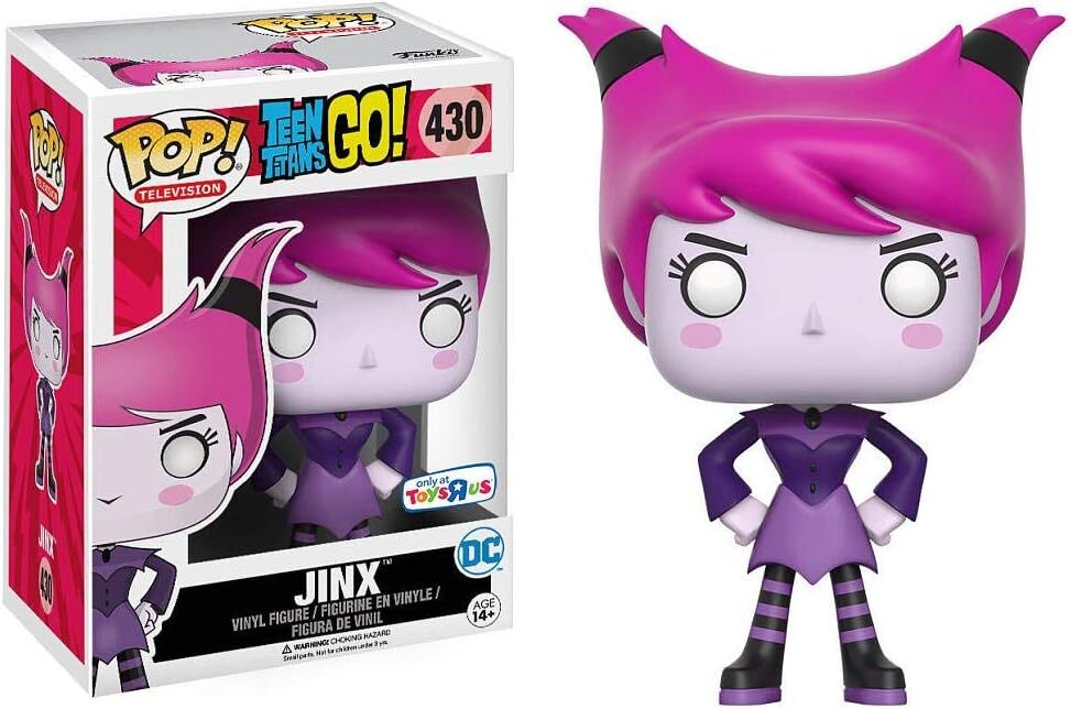 Винил Funko FunkoBOBUGU284 Abysse Teen Titans Go 430 Jinx выпущенный ограниченным тиражом в стиле ПОП-музыки 4690₽