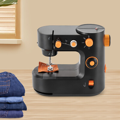 Black Mini Sewing Machine for Beginner, Dual Speed Portable Sewing Machine USA