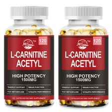 Acetyl L-Carnitine 1500mg - Nervous System Health Antioxidant 240 Capsules