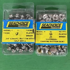 48, Seachoice 59388 Button Stud + 40, 59393 1/4" Barrel Button Socket