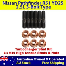 High Tensile Turbo Charger Stud Kit For Nissan Pathfinder R51 YD25 2.5L