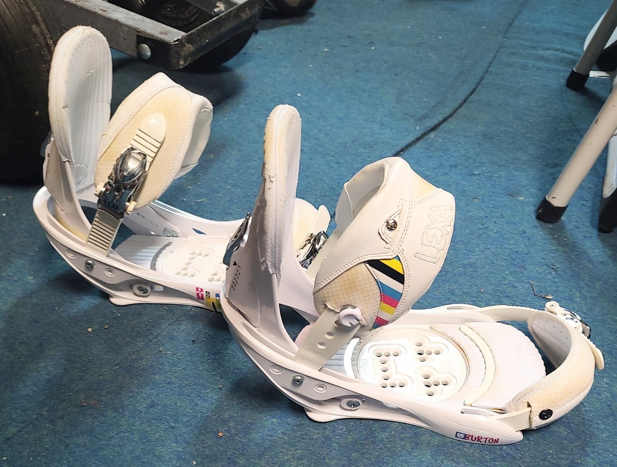 BURTON LEXA BINDINGS LARGE WHITE | eBay
