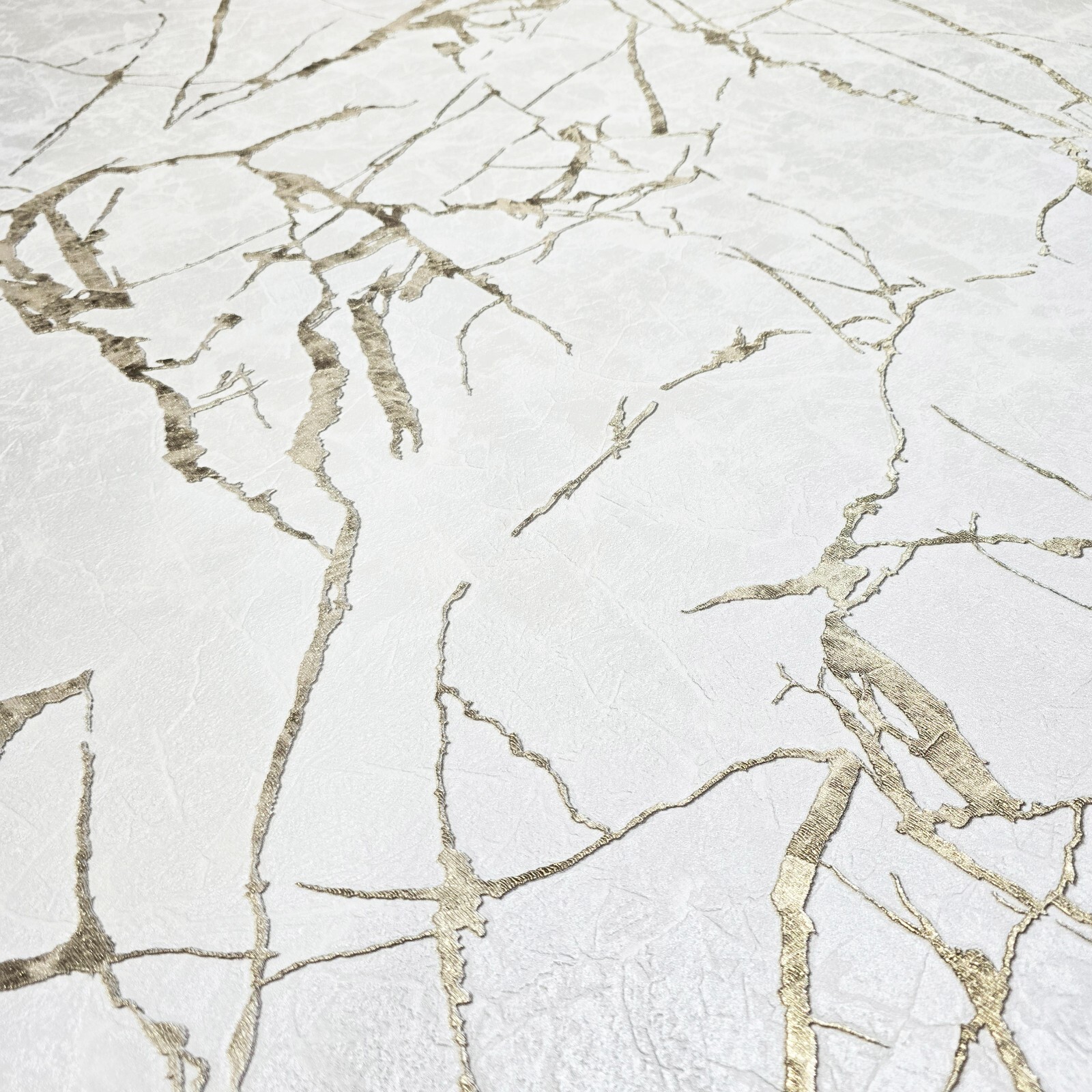 Ivory off white cream brass gold metallic faux marble plaster textured ...