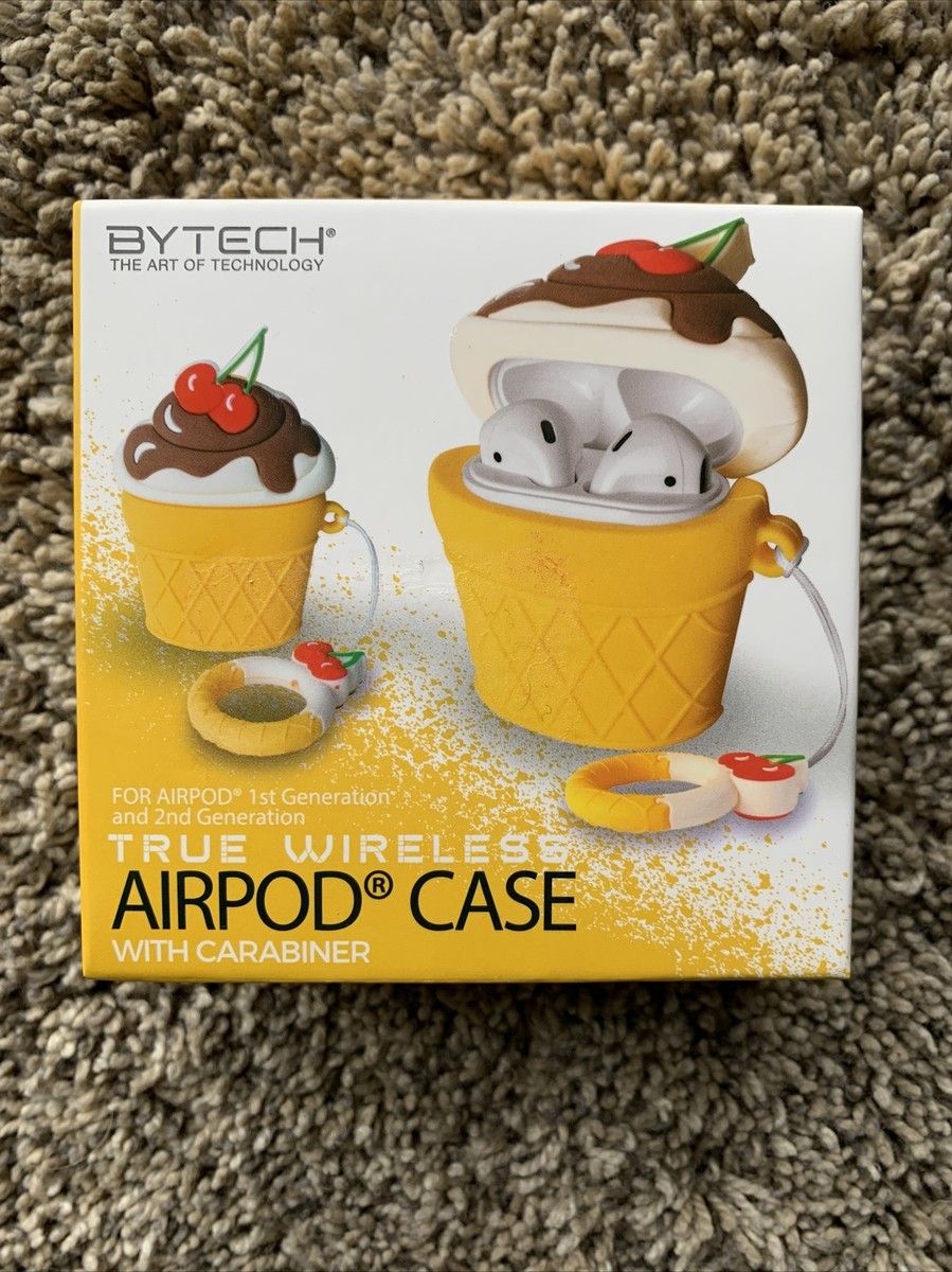 Bytech 3D Ice Cream Silicone Protective Case Cover For AirPod