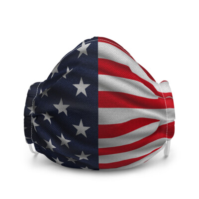 America Face Mask - American Flag Face Shield