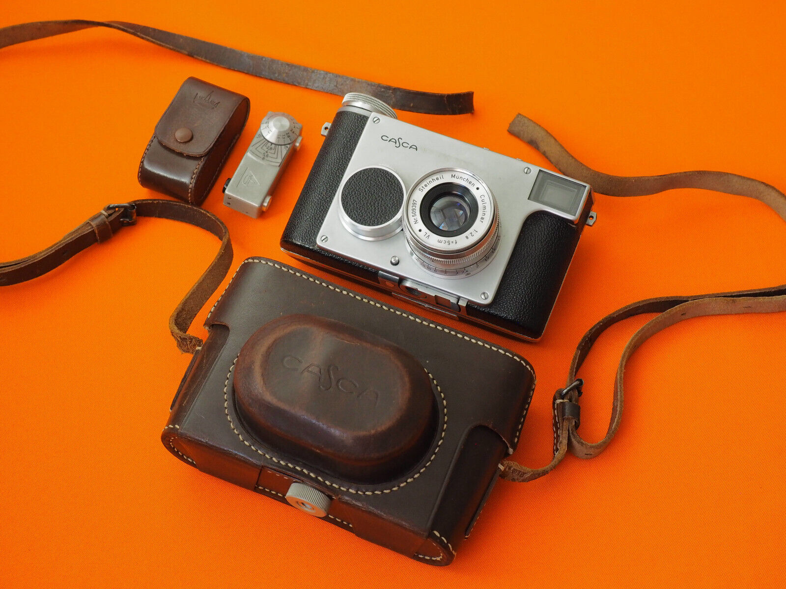 RARE Casca Steinheil Munchen Camera + 5cm 1:2.8 Lens REPAIR