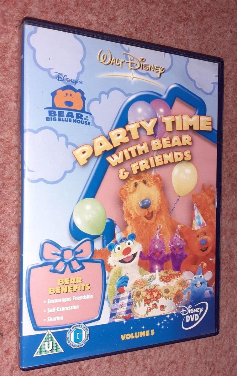 【中古】 Bear In The Big Blue House - Party Time With Bear Bear in the Big Blue House : Party Time With Bear, Rare UK