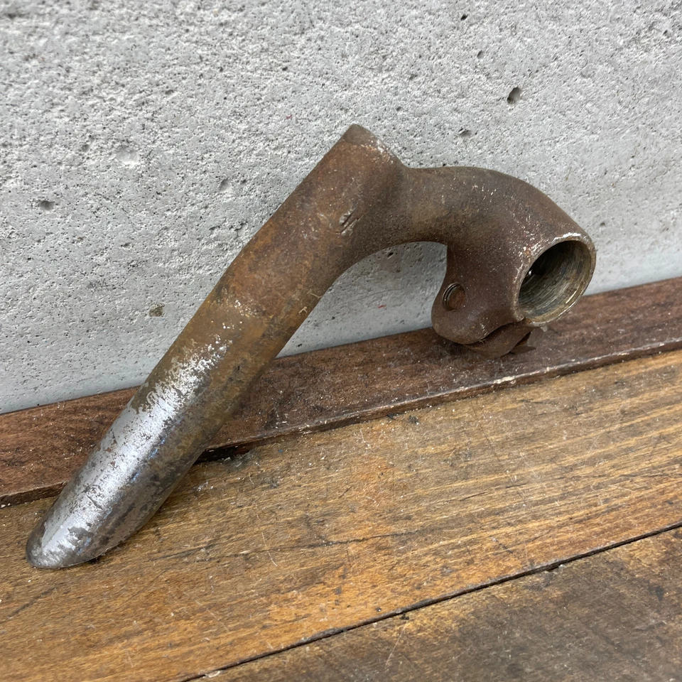 Balão vintage pneu haste pescoço ganso aço pescoço pátina PEÇAS Schwinn - Imagem 4 de 4