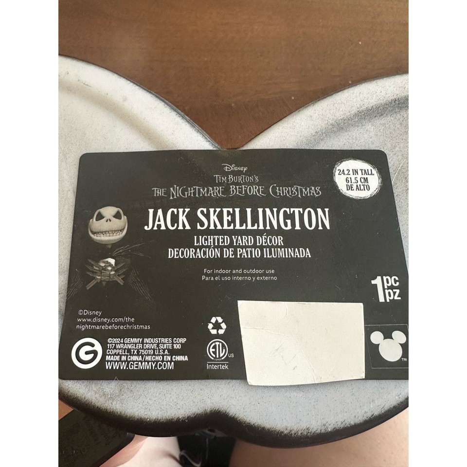 Nightmare Before Christmas Jack Skellington Blow Mold eBay