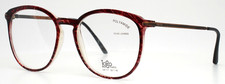 LOGO PARIS UZ717 006 Burgundy Womens Round Full Rim Eyeglasses 52-18-130 B:47