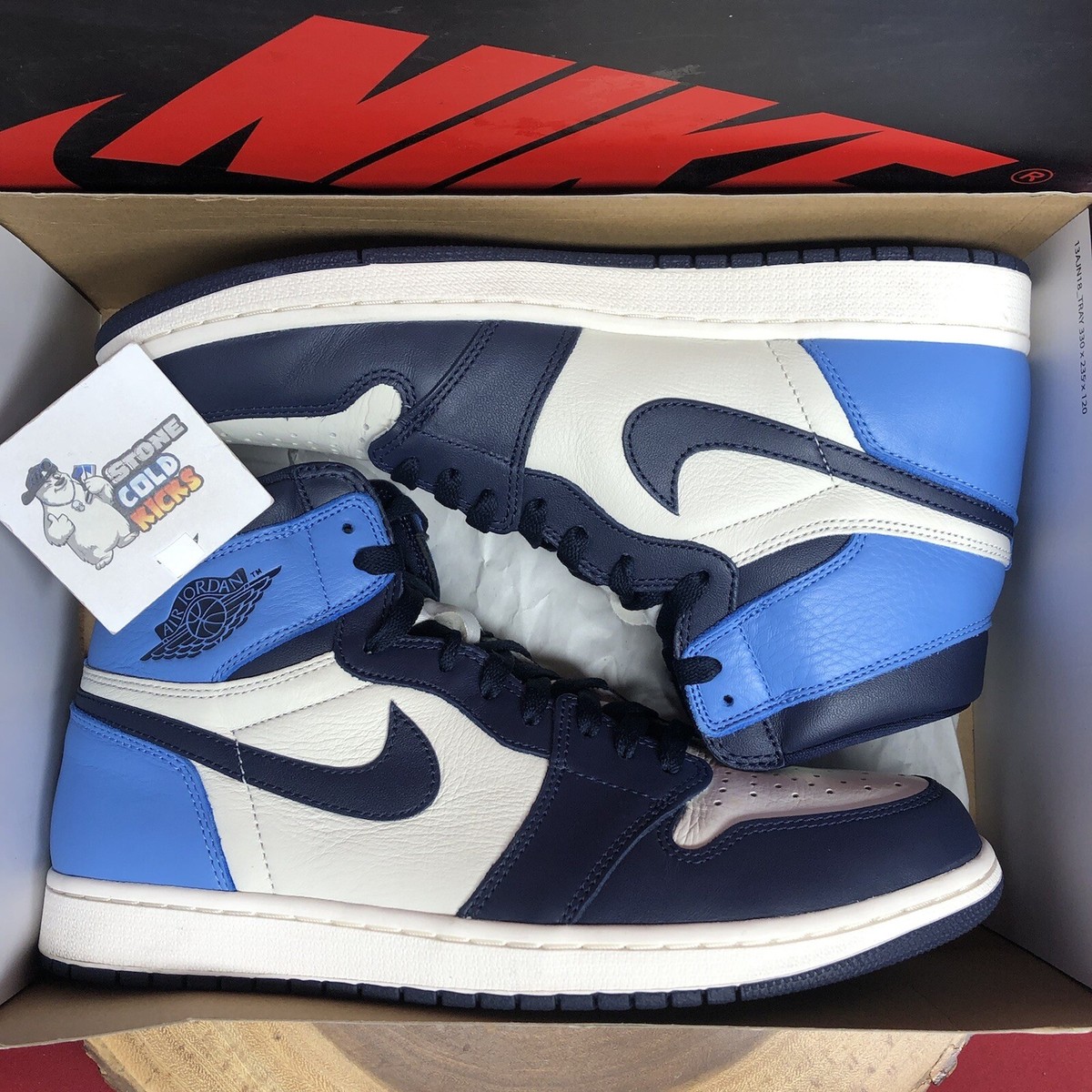 Nike Air Jordan 1 Retro Obsidian size 11.5 OG I 555088–140 Blue