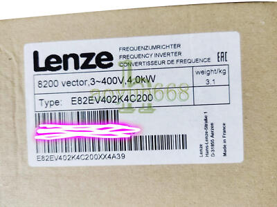 1PIECE NEW LENZE VECTOR FREQUENCY INVERTER E82EV402K4C200 E82EV402-4C200