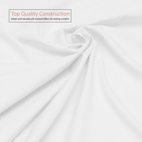 Ensemble de 4 draps de lit 1800 Queen ou King ultra doux microfibre poche profonde - Photo 324/360