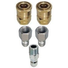 Proven Part Quick Connect To 3/8" Female, Plug 3/8" Female Stainless and 3/8" Ma