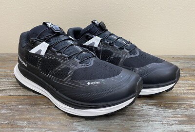 Salomon Ultra Glide 2 GORE-TEX Black Hiking Shoes 472166 Mens Size 8.5 /Wmns 9.5