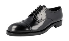 PRADA HIGH END Cap Toe Derby Dress Shoes - 2EA134 - Black NEW -  US 11 EU 44