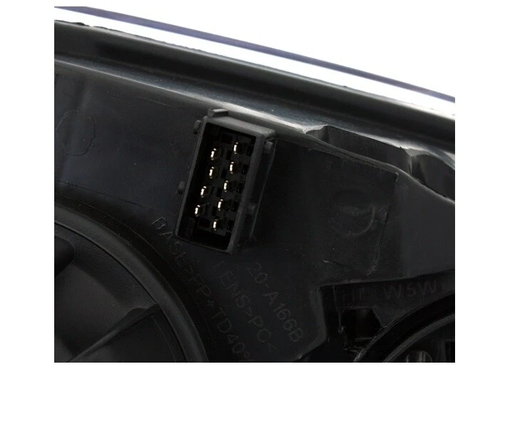 PEUGEOT 307 2000-2005 BLACK VP1379 SET HEADLIGHTS RHT  - Image 4 of 4