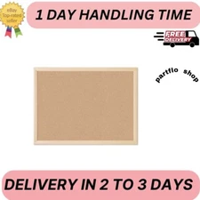 Cork Bulletin Board, Brown Birch Frame, 17" x 23"