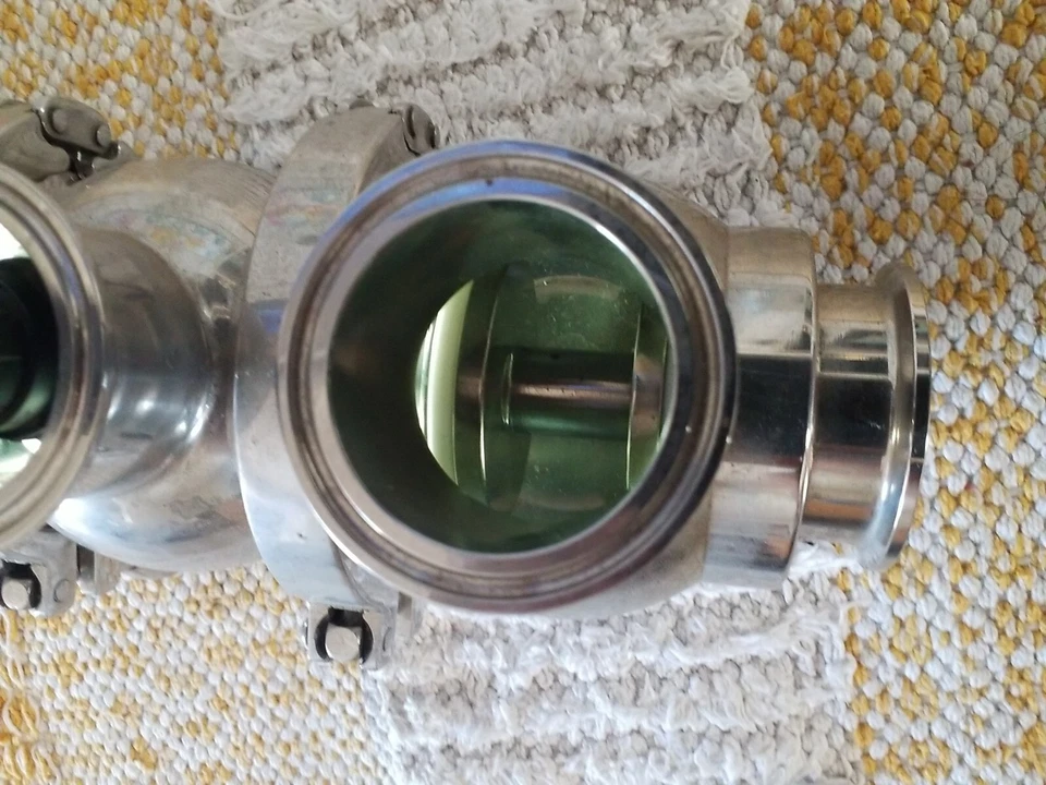 Válvula de aire industrial de acero inoxidable A 2" AISI 316L 53-02 Foto 3 de 4