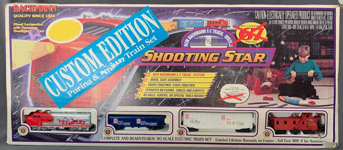 Bachmann Shooting Star 67pc HO Scale Electric Train Set for sale