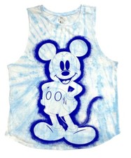 New Disney Tie Dye Mickey Mouse Tank Top Tshirt Size XS 1 