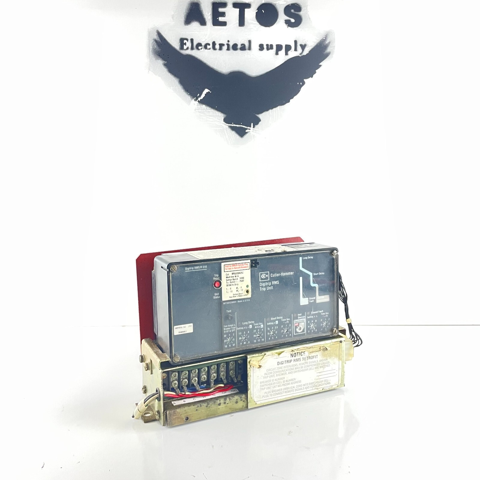 EATON CUTLER HAMMER RMS/R 510 DigitripTrip Unit with RP6A30A250