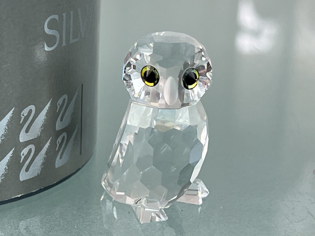 Swarovski Figure 188386 Owl 4 cm. Original Packaging