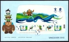 OLYMPIC EMBLEMS & MASCOTS = Vancouver 2010 Official FDC Canada 2009
