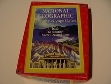 NATIONAL GEOGRAPHIC - MYSTERY VOYAGE - RETRO 1997 - BOARD GAME 