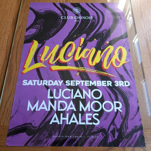 LUCIANO & FRIENDS @ CLUB CHINOIS IBIZA 2022 - IBIZA CLUB POSTERS DJ HOUSE MUSIC - Picture 9 of 24