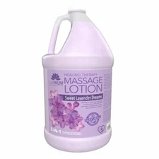 La Palm Healing Therapy Massage Lotion Sweet Lavender Dreams, One Gallon