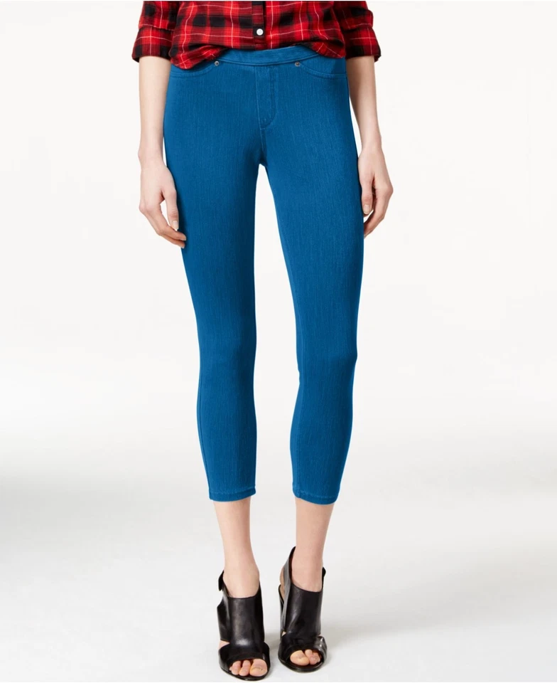 Leggings Capri Denim Tono Original XS, S, M, L, XL, 2XL Foto 3 de 4