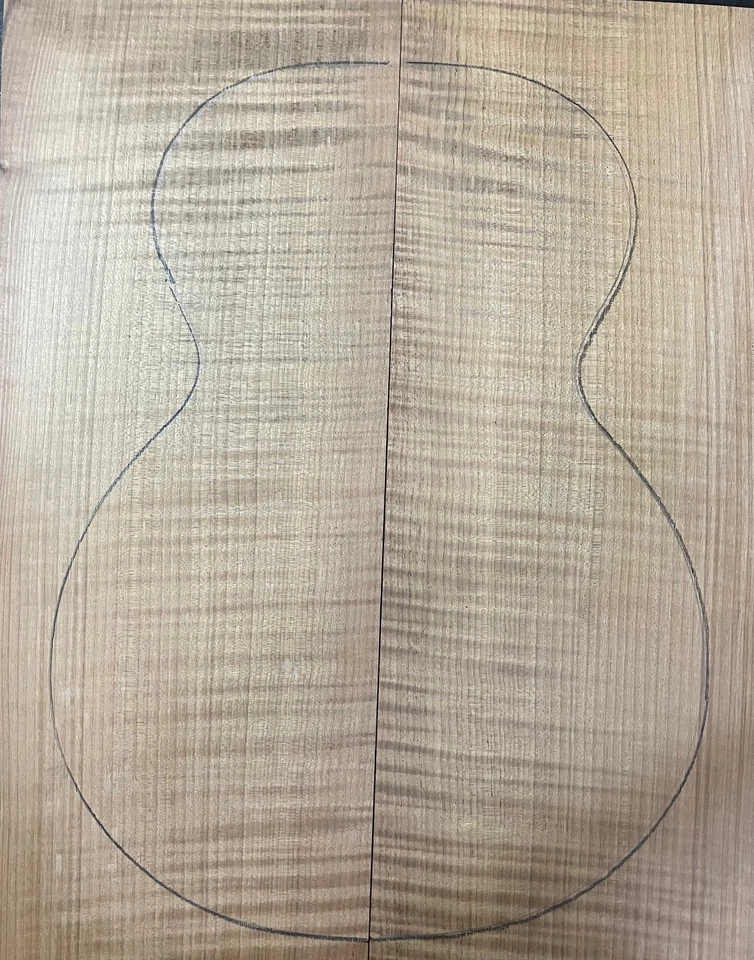 Tapa tallada de arce llama tostada | Grado 3A | 1" x 15" x 20" Foto 2 de 4