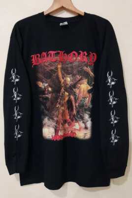 Bathory Long sleeve M shirt Hellhammer Venom Sodom Sabbat Aura noir Darkthrone