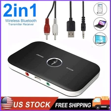 Transmitter Receiver 3.5mm Jack Aux Adapter 2 IN 1 Wireless Audio Bluetooth 5.0