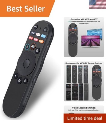 Ergonomic Voice Remote Control for VIZIO Smart TVs - Universal Replacement