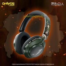 Over-ear Bluetooth Headphones Levi Ackerman Attack on Titan Merch Christmas Gift