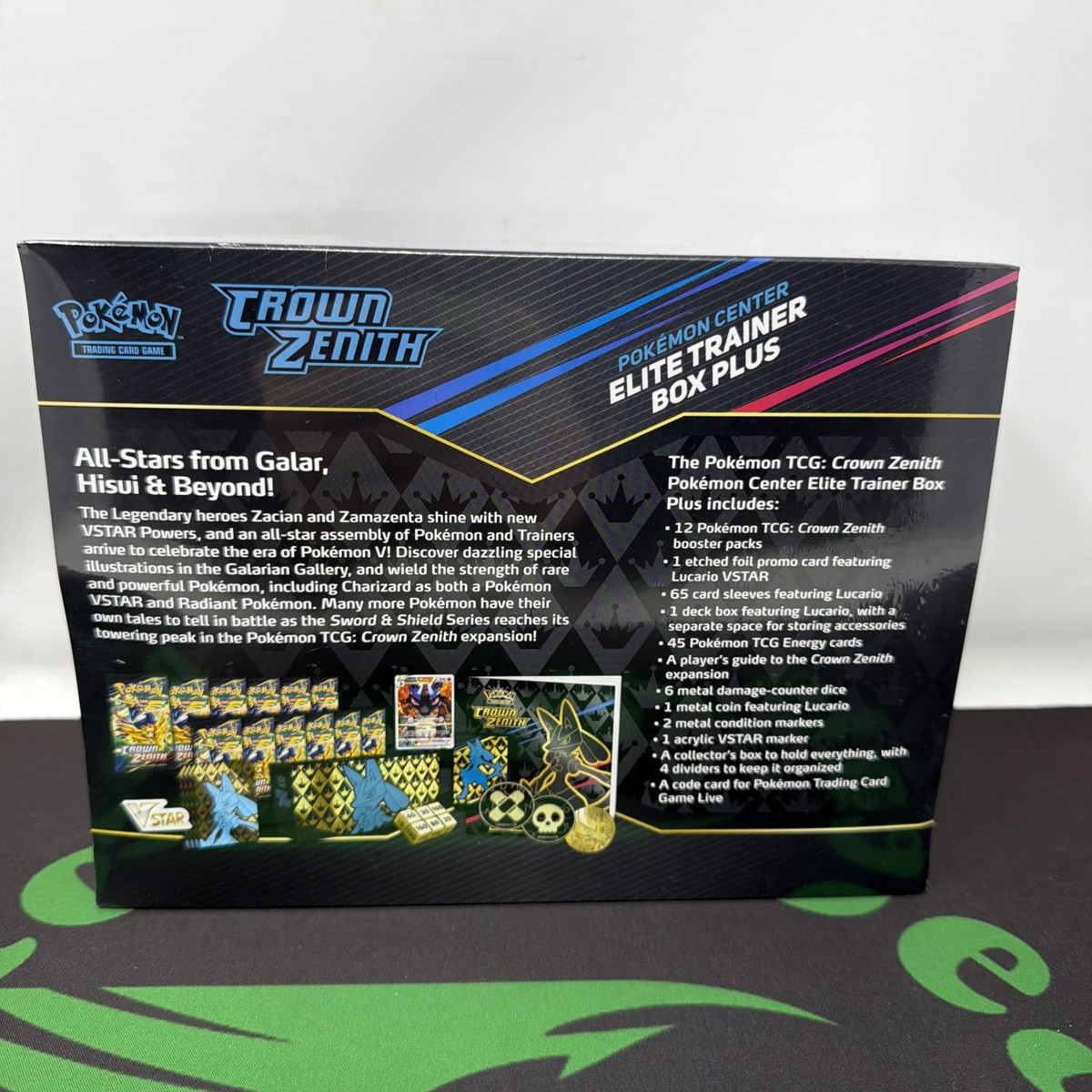 ポケモンカードゲーム Crown Zenith ETB Elite Trainer Box Pokemon Center Exclusive Crown Zenith ETB Elite Trainer Box Plus